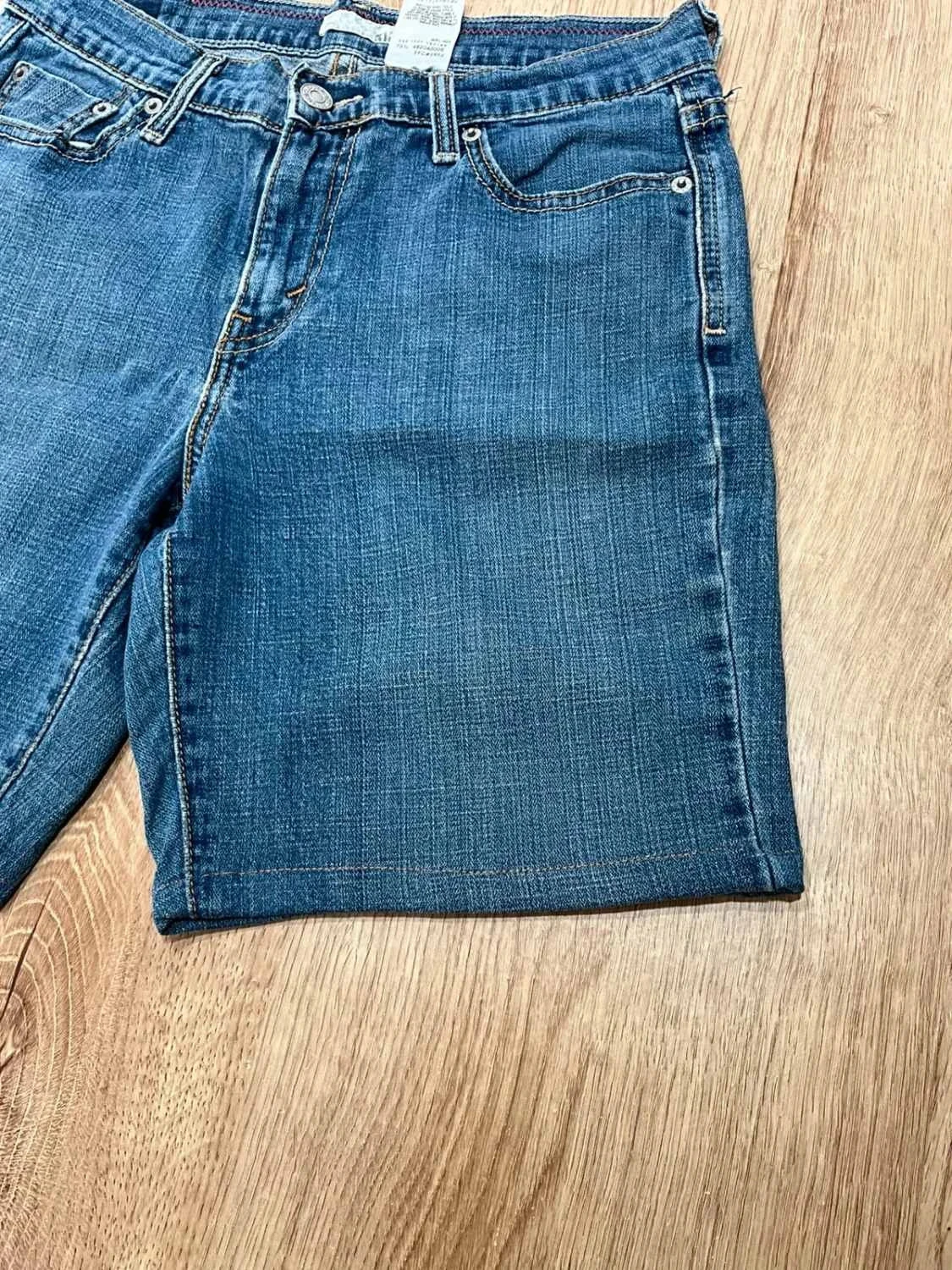 Short Levi's Capri Taille 4 Vintage Femme Coton Bleu Slv015 – photo 4